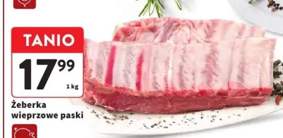 Żeberka wieprzowe paski