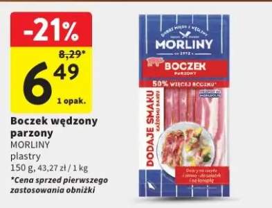 Boczek wędzony parzony