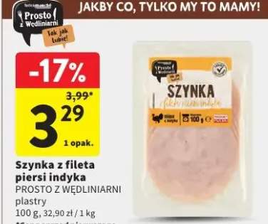 Szynka z fileta piersi indyka