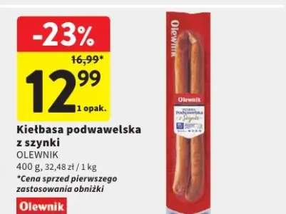 Kiełbasa podwawelska z szynki