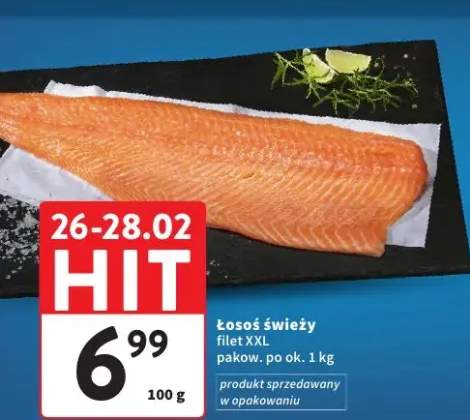 Łosoś świeży filet XXL
