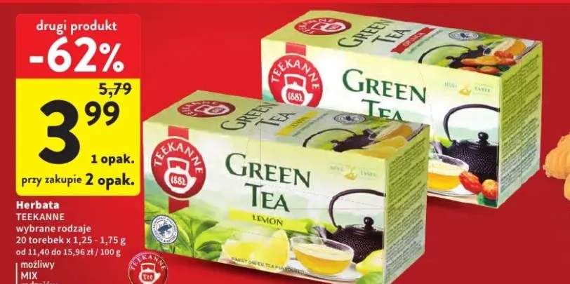 Herbata wybrane rodzaje 20 torebek x 1,25-1,75g