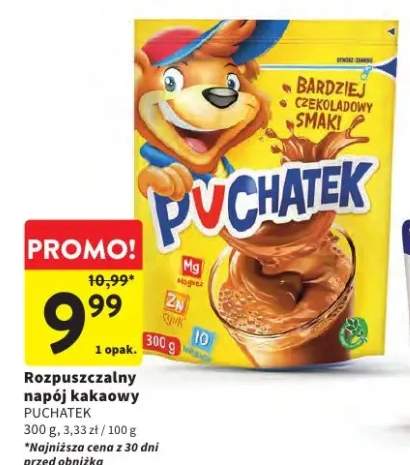 Rozpuszczalny napój kakaowy