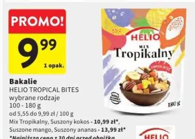 Bakalie mix Tropikalny, suszony kokos, suszone mango, suszony ananas