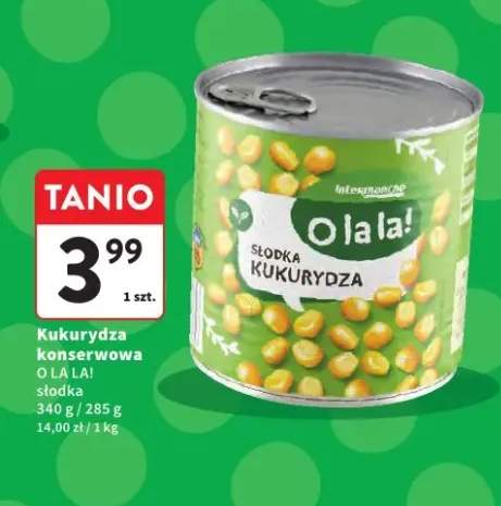 Kukurydza konserwowa słodka