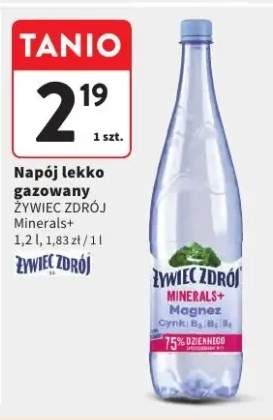 Napój lekko gazowany Minerals+