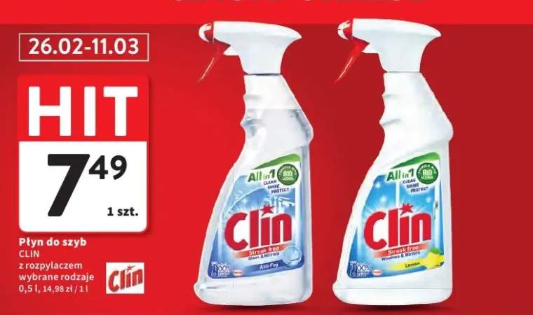 Płyn do szyb z rozpylaczem