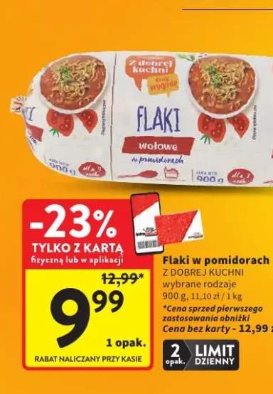 Flaki w pomidorach wołowe