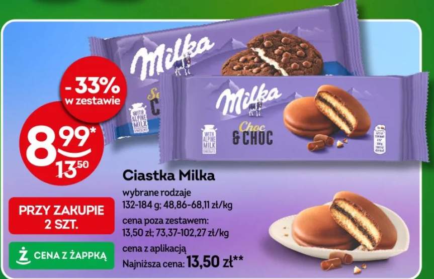 ciastka Milka