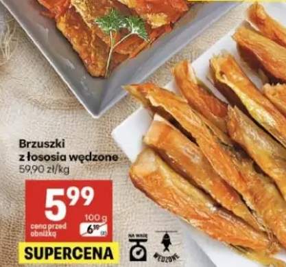 brzuszki łososia wędzone