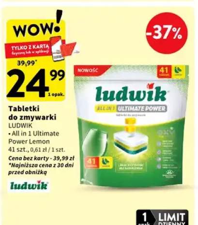 Tabletki do zmywarki All in 1 Ultimate Power Lemon