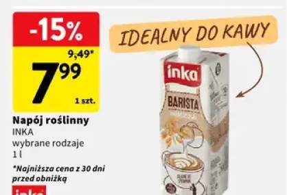 Napój roślinny wybrane rodzaje