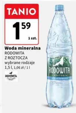 Woda mineralna z roztocza