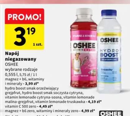 Napój niegazowany magnez+ b6, witaminy i minerały / hydro boost smak orzeźwiający grejpfrut / hydro boost smak soczysta cytryna / vitamin lemonade cytryna-sosna / vitamin lemonade truskawka / vitamin C 500 zero / magnez+ b6 zero / witaminy i minerały zero