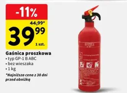 Gaśnica proszkowa typ GP-1 B ABC bez wieszaka 1 kg