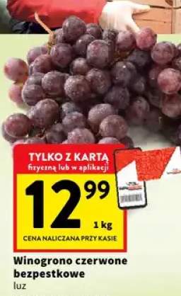 Winogrono czerwone bezpestkowe luz