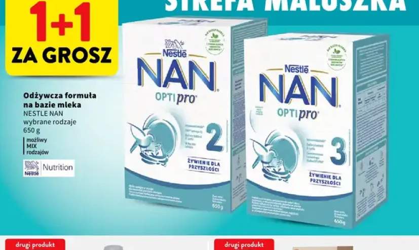 Odżywcza formuła na bazie mleka