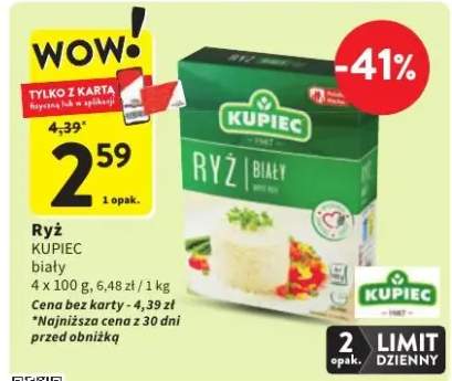 Ryż biały 4x100g