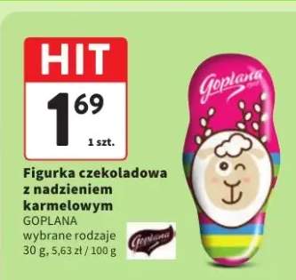 Figurka czekoladowa z nadzieniem karmelowym wybrane rodzaje