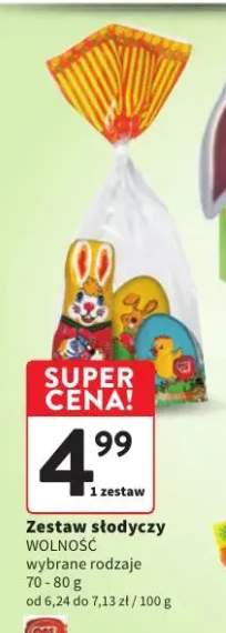 Zestaw słodyczy wybrane rodzaje