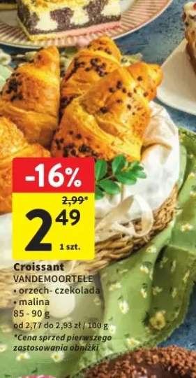 Croissant orzech-czekolada