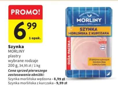 Szynka plastry wybrane rodzaje