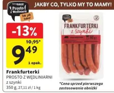 Frankfurterki z szynki