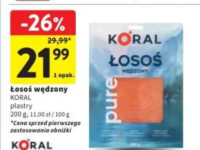 Łosoś wędzony plastry