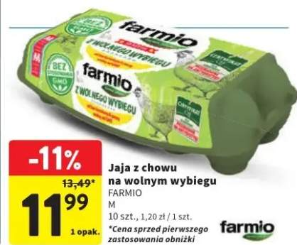 Jaja z chowu na wolnym wybiegu