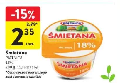 Śmietana 18%