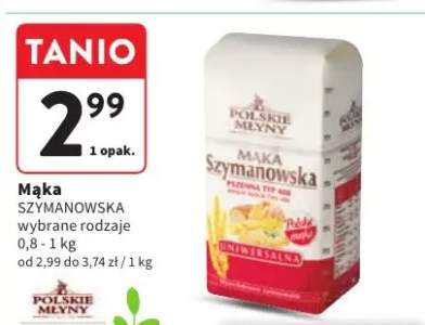 Mąka Szymanowska wybrane rodzaje