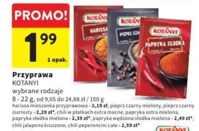 Przyprawa wybrane rodzaje