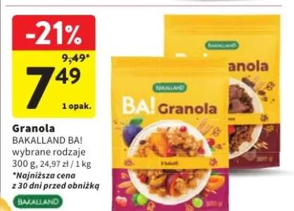 Granola wybrane rodzaje