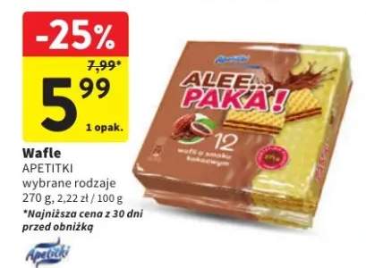 Wafle wybrane rodzaje