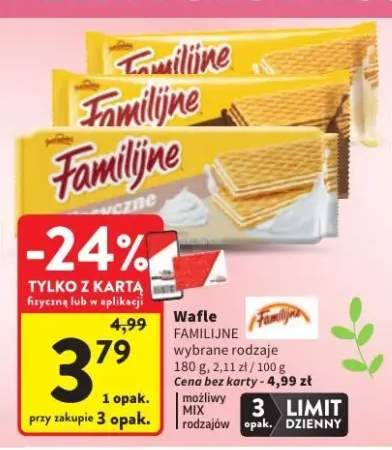 Wafle wybrane rodzaje