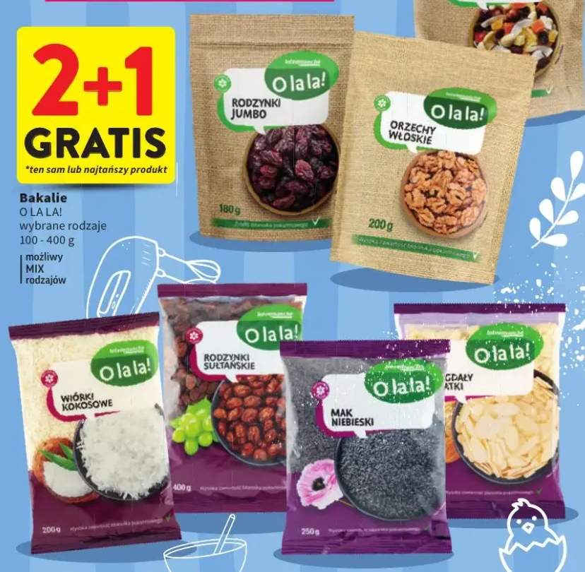 Bakalie gęsty płatki