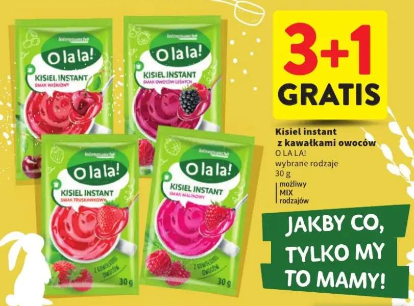 Kisiel instant smak malinowy