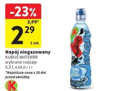 Napój niegazowany Kubuś Waterrr wybrane rodzaje