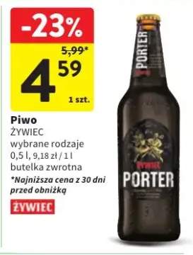 Piwo Porter butelka zwrotna