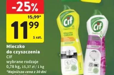 Mleczko do czyszczenia wybrane rodzaje