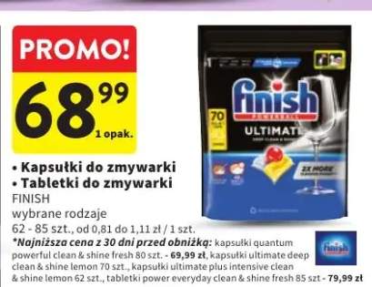 Kapsułki do zmywarki ultimate deep clean & shine lemon