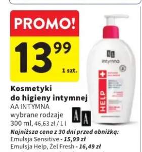 Kosmetyki do higieny intymnej Emulsja Jell Fresh