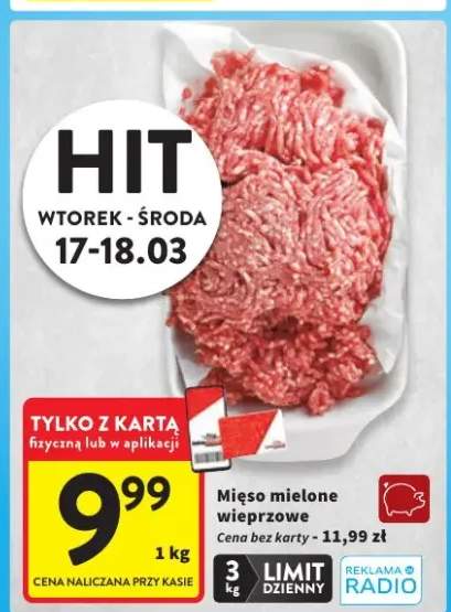 Mięso mielone wieprzowe