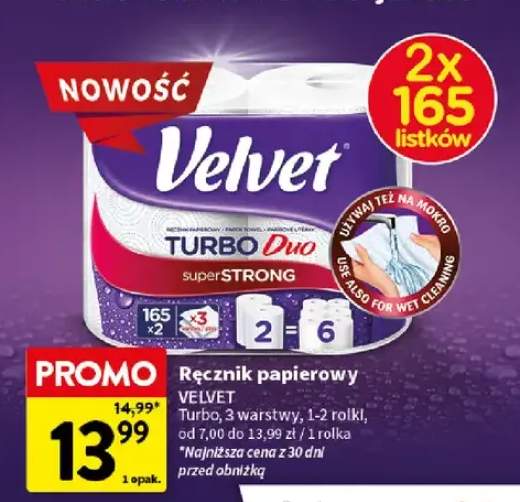 Ręcznik papierowy Turbo, 3 warstwy, 1-2 rolki
