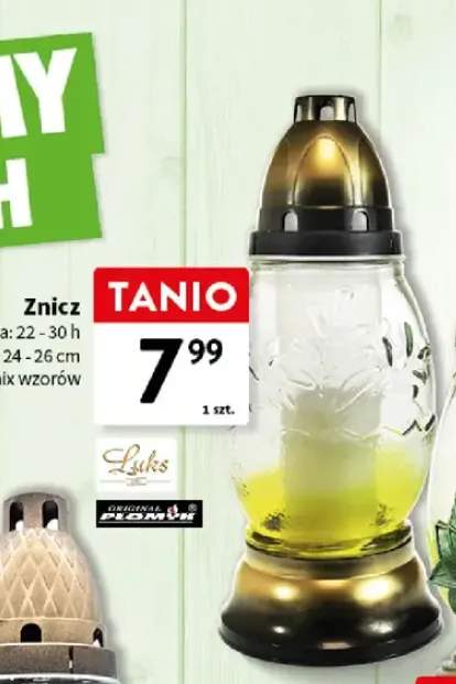 Znicz czas palenia 22-30h wysokość 24-26cm mix wzorów