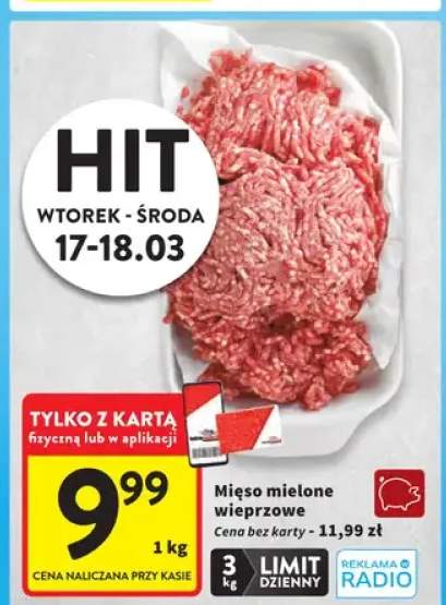 Mięso mielone wieprzowe