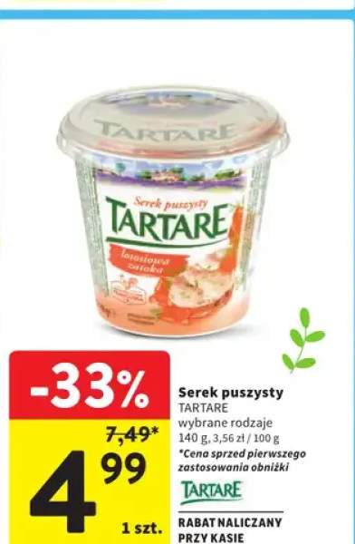 Serek puszysty wybrane rodzaje 140 g, 
