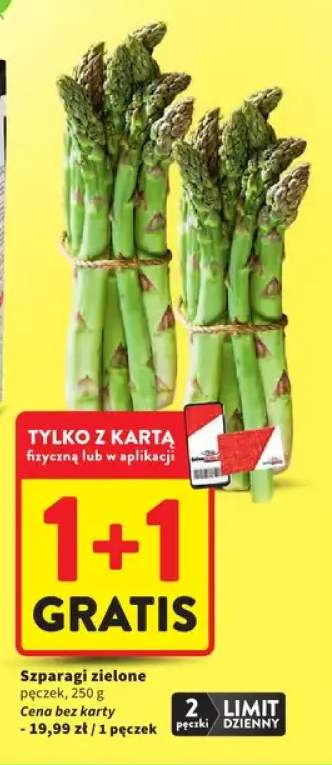 Szparagi zielone pęczek