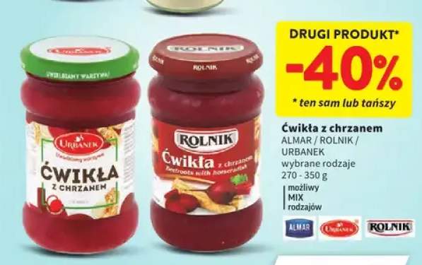 Ćwikła z chrzanem wybrane rodzaje możliwy mix rodzajów