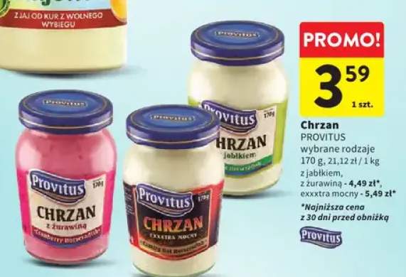 Chrzan wybrane rodzaje z jabłkiem, z żurawiną